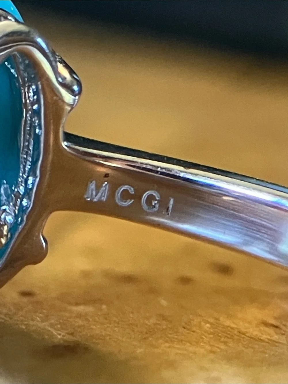 Sleeping Beauty Turquoise Sterling Silver Ring Size 6